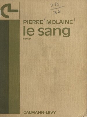 cover image of Le sang